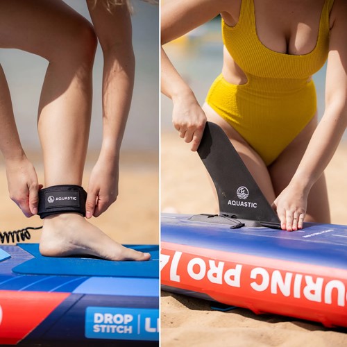 Deska SUP Aquastic Touring Pro 14'0" ciemny niebieski