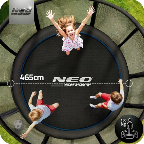 Trampolina ogrodowa NEO SPORT 15FT 465 cm