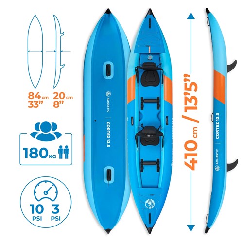 Aquastic Cortez 13'5" 410 cm