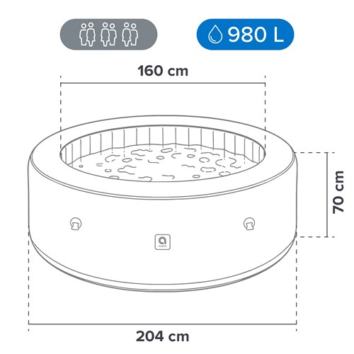Avenli Nice 6 204 x 70 cm 14196EUV41