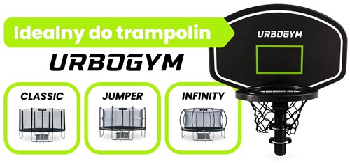 Zestaw do koszykówki na trampolinę UrboGym