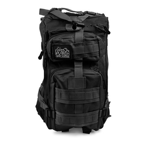 Plecak turystyczny Offlander Survival 25l czarny