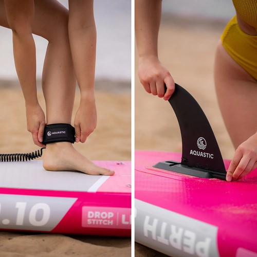 Deska SUP Aquastic Perth 9'10" różowa