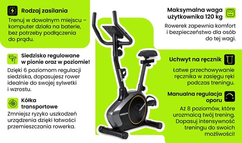 Rower magnetyczny Urbogym Argo
