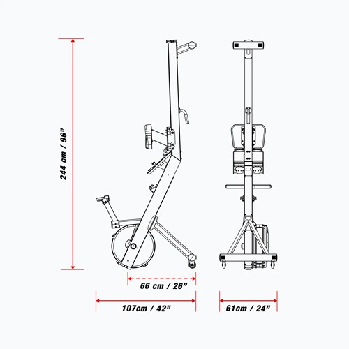 Ergometr wioślarski Xebex Air Rower 3.0 XBX-200