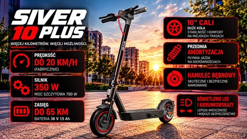 Hulajnoga elektryczna Siver 10 Plus