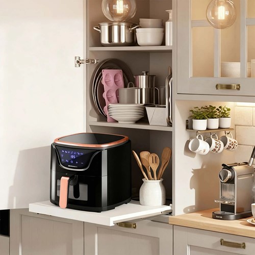 Frytkownica beztłuszczowa Air fryer BD-652 czarno-złota