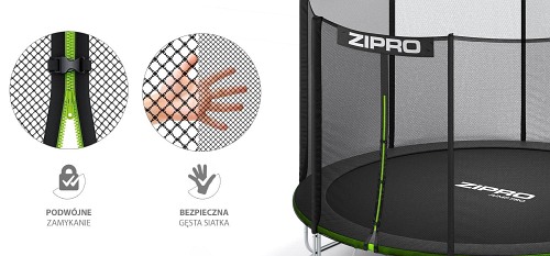 Trampolina Zipro z siatką zewnętrzną 16FT 496 cm