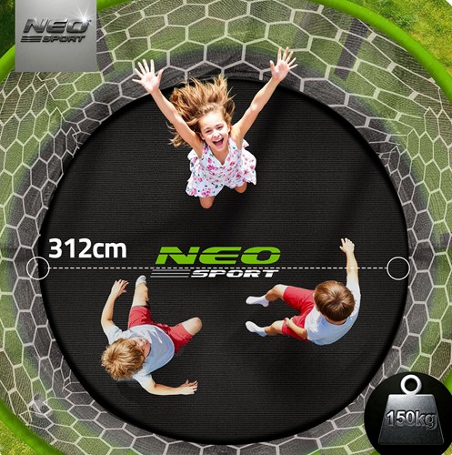Trampolina ogrodowa NEO SPORT 10FT 312 cm 
