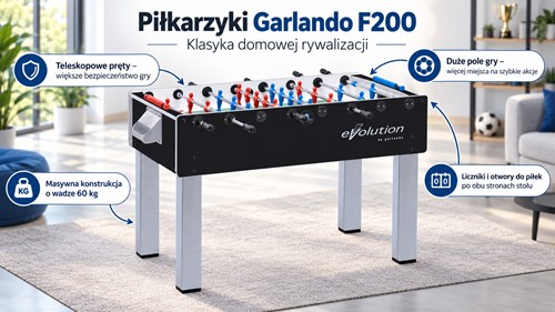 Stół do gry piłkarzyki Garlando F200