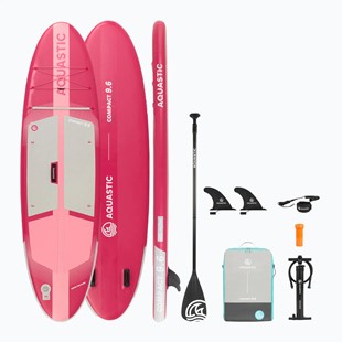 Deska SUP Aquastic Compact 9'6" różowa