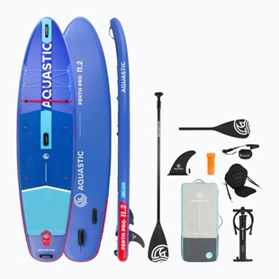 Deska SUP Aquastic Perth Pro 11'2" allround niebieska